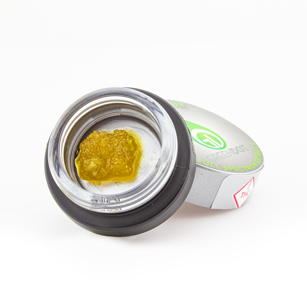 Green-Dot-Silver-Label-Live-Resin-Glueball-1g-1.jpeg Green Dot Silver Label Live Resin – Glueball 1g Med - Image 1