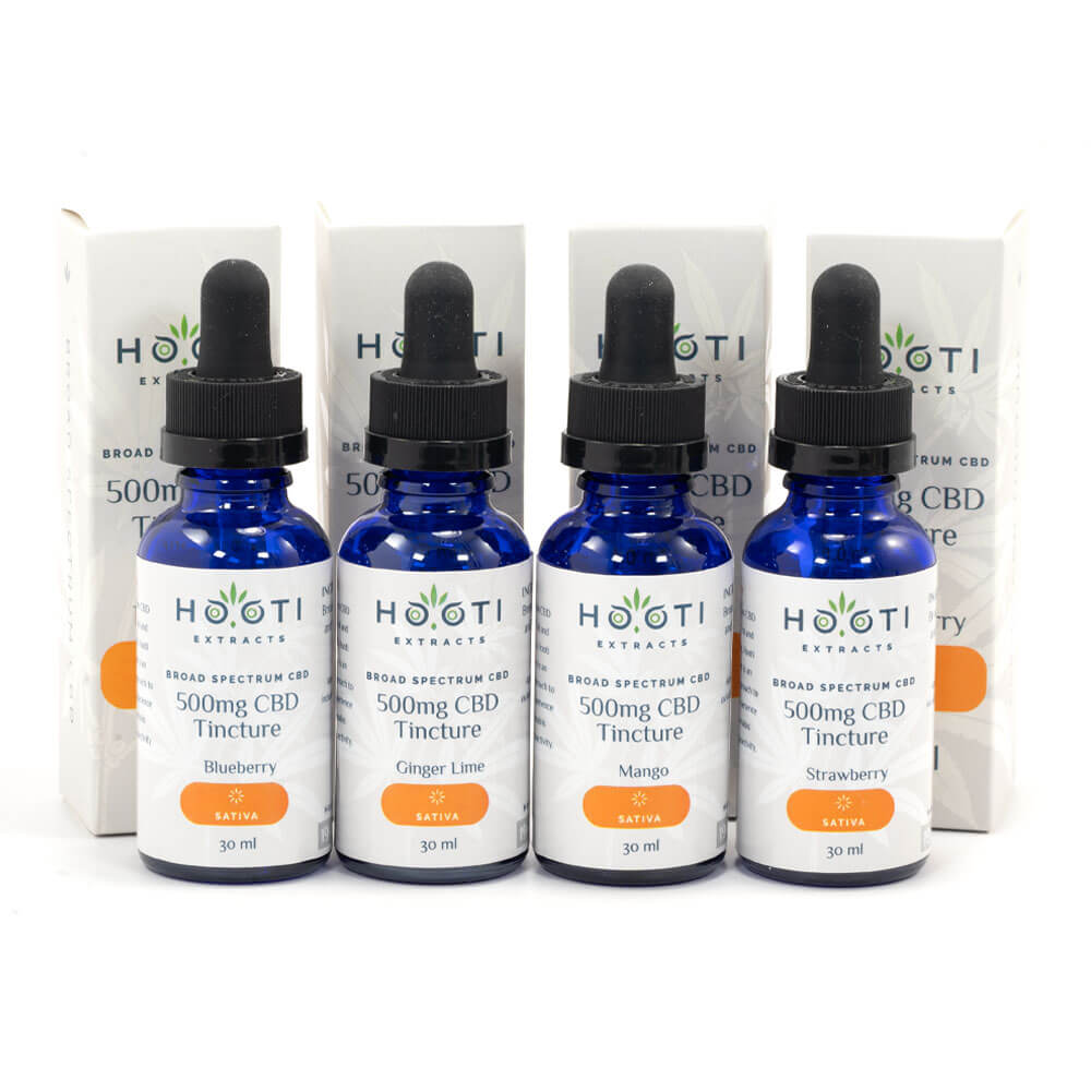 Hooti-500MG-CBD-Sativa-Tinctures-Bundle-1.jpg Hooti Extracts – 500mg Sativa CBD Tinctures - Image 1