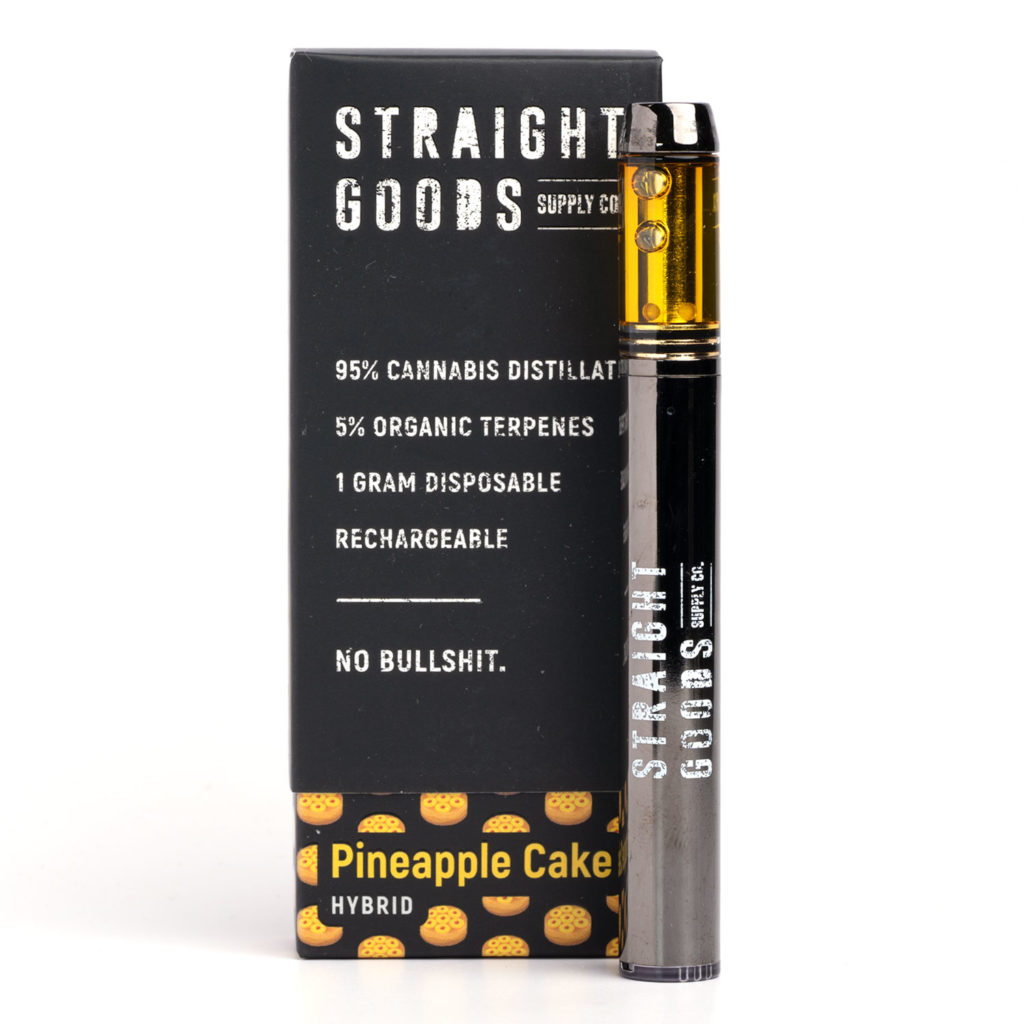StraightGoods-Disposable-Vape-Pen-Pineapple-Cake-1024x1024-1-1.jpg Pineapple Cake Disposable Vape (Straight Goods) - Image 1