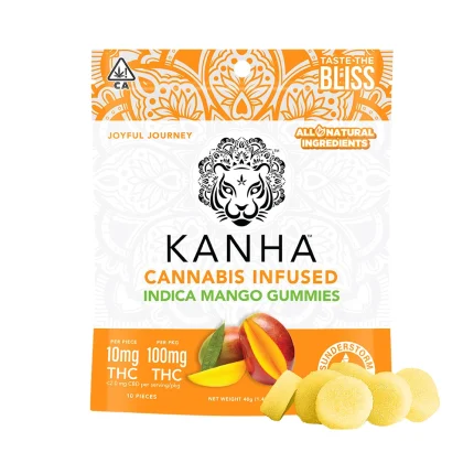 Kanha Gummies Mango – Indica (100mg)