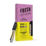 900mg THCa Delta 8 Strawberry Cough Vape Cart – Fresh