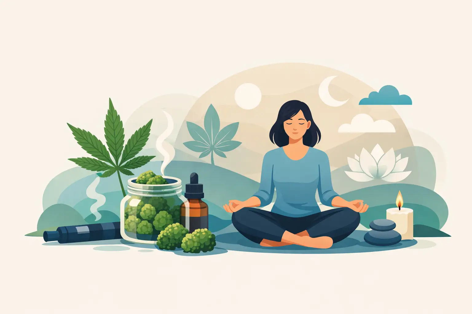 Best Hybrid Strains for Anxiety Relief