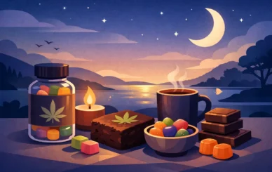 Best THC Edibles for Evenings