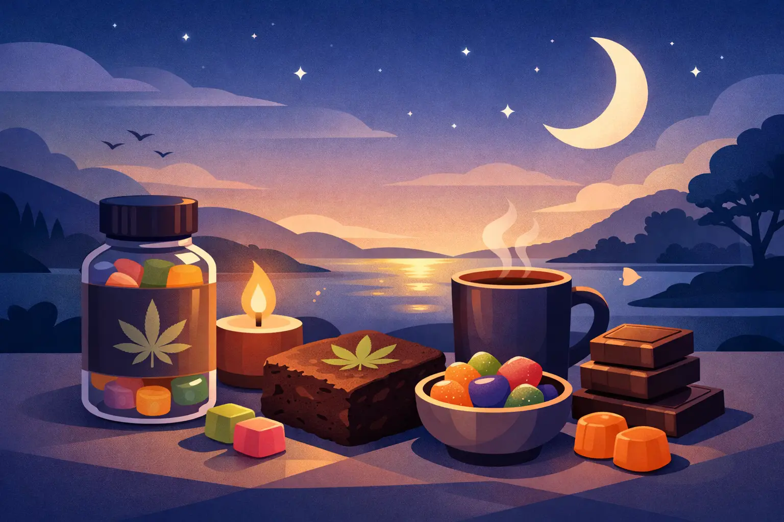 Best THC Edibles for Evenings